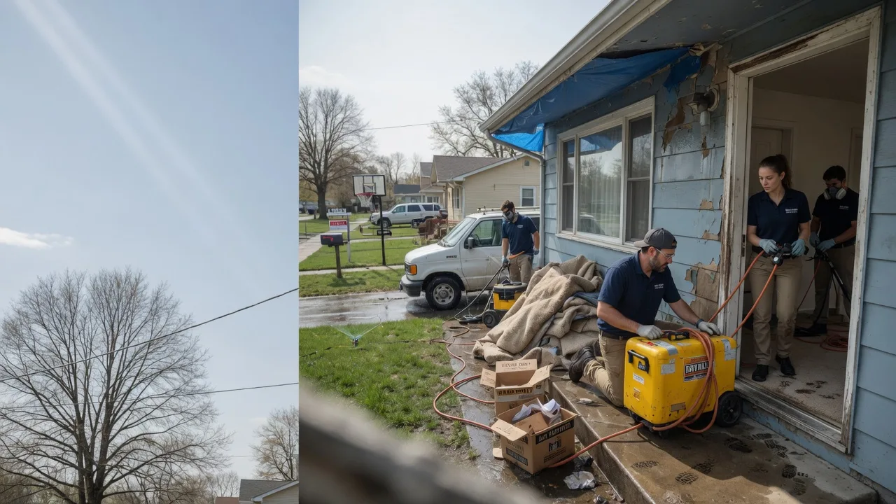 Basement Flood Cleanup in Bradley, OK near me